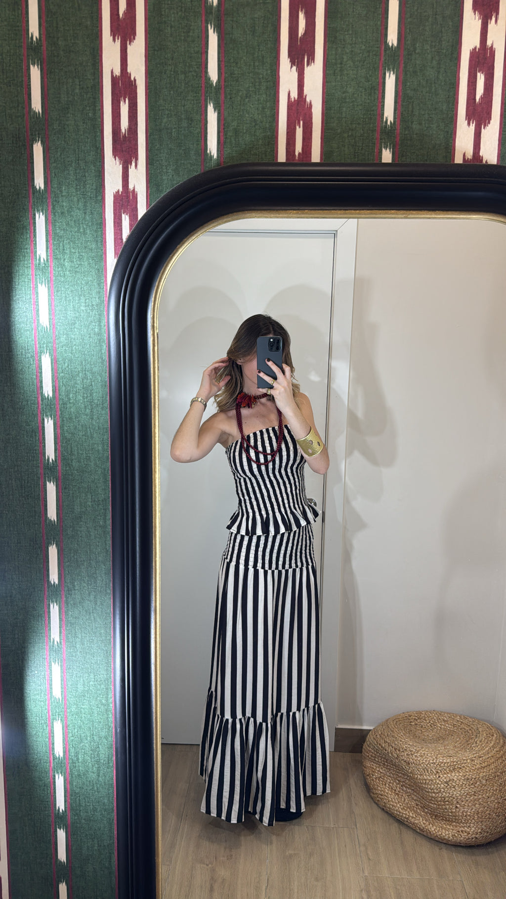 Conjunto Flavia rayas
