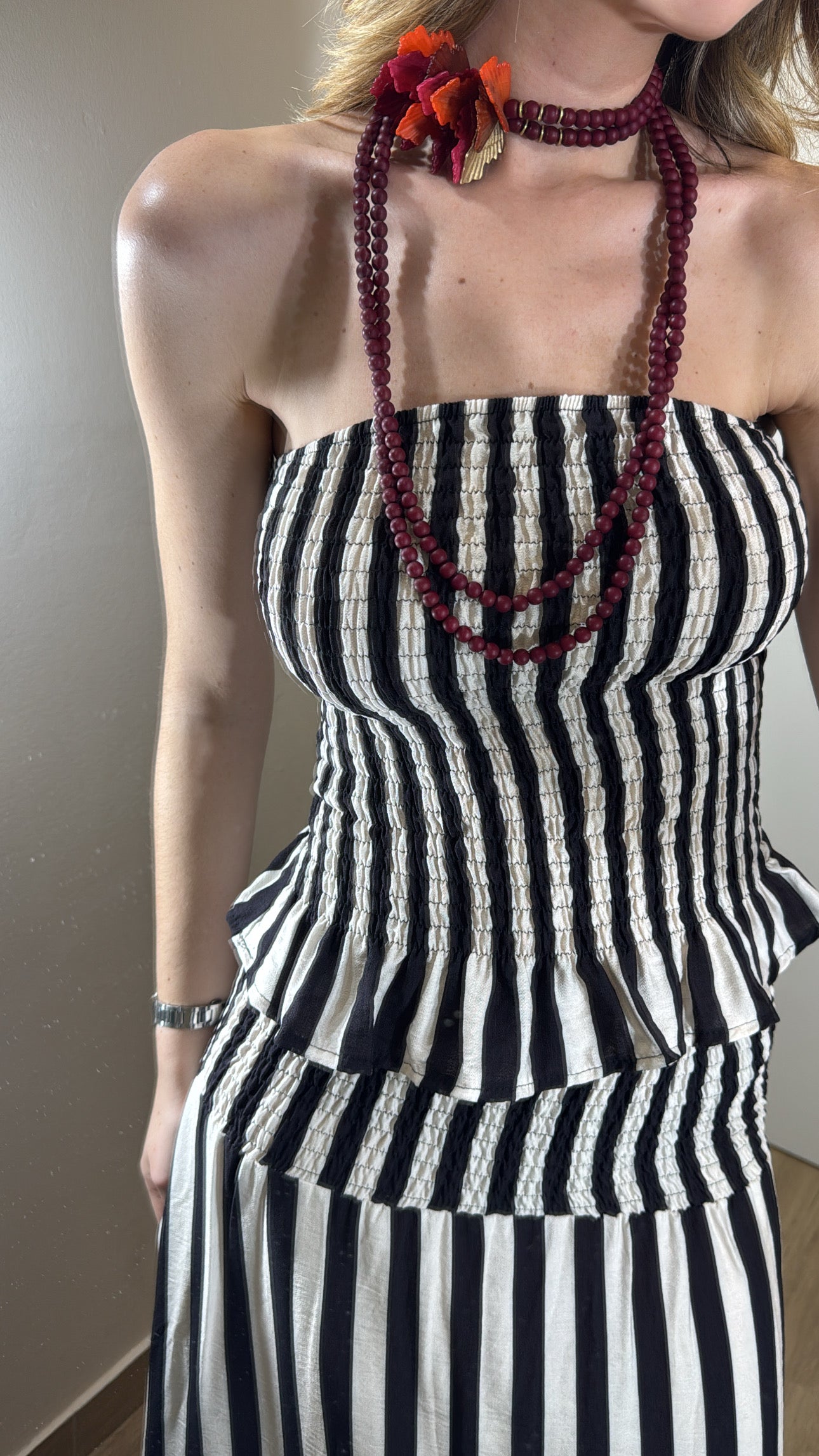 Conjunto Flavia rayas