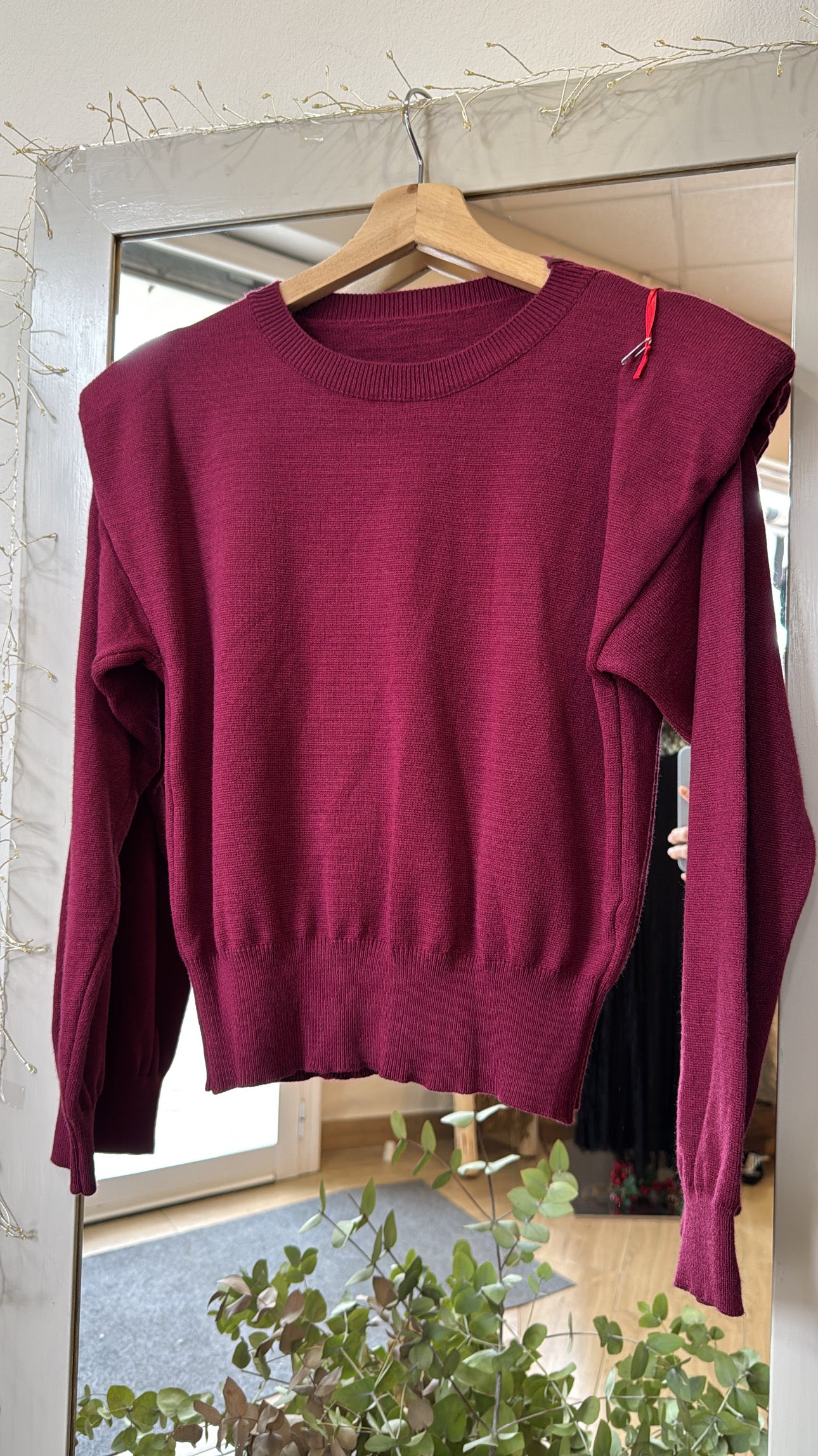 Jersey punto hombreras