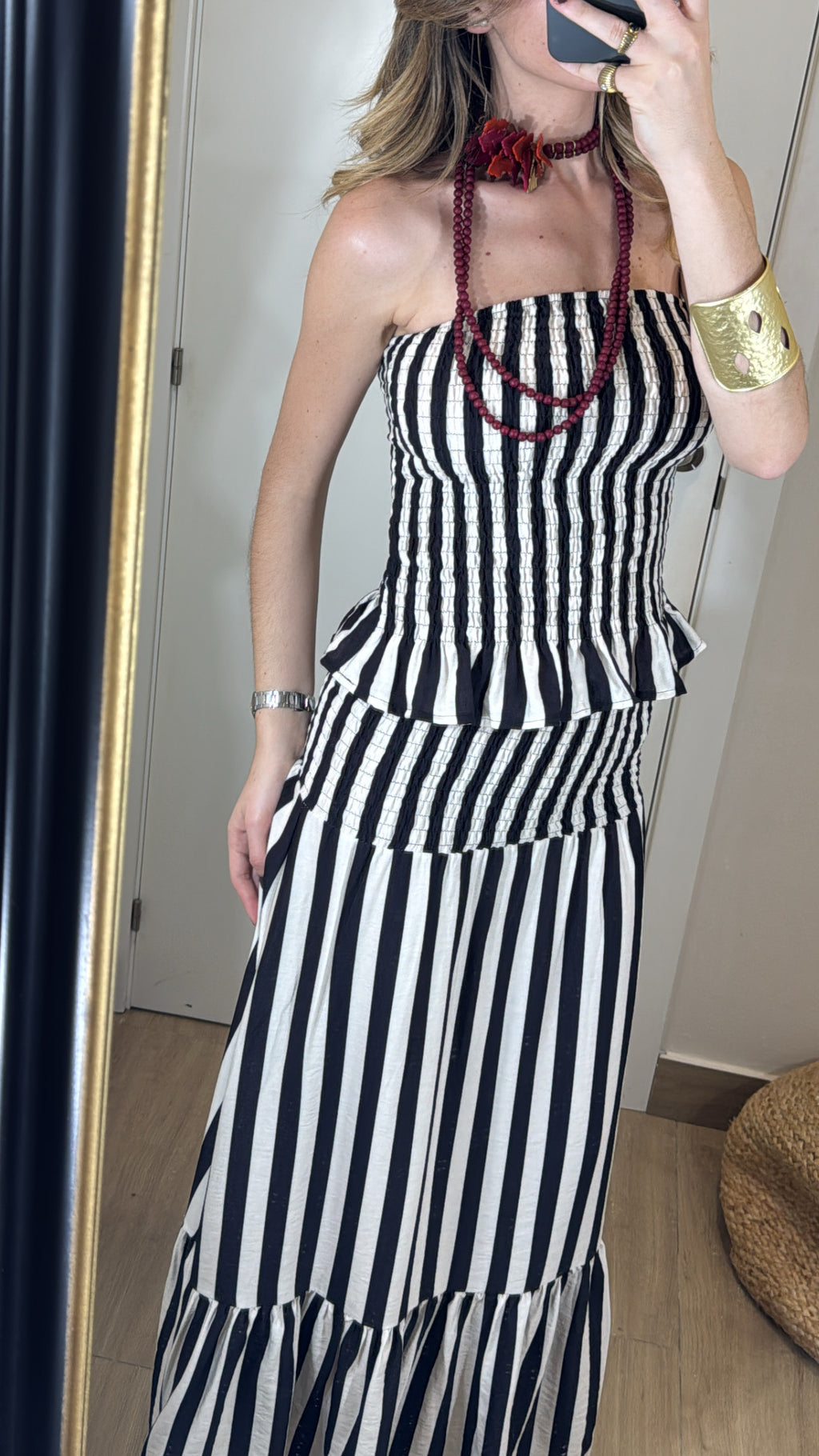 Conjunto Flavia rayas