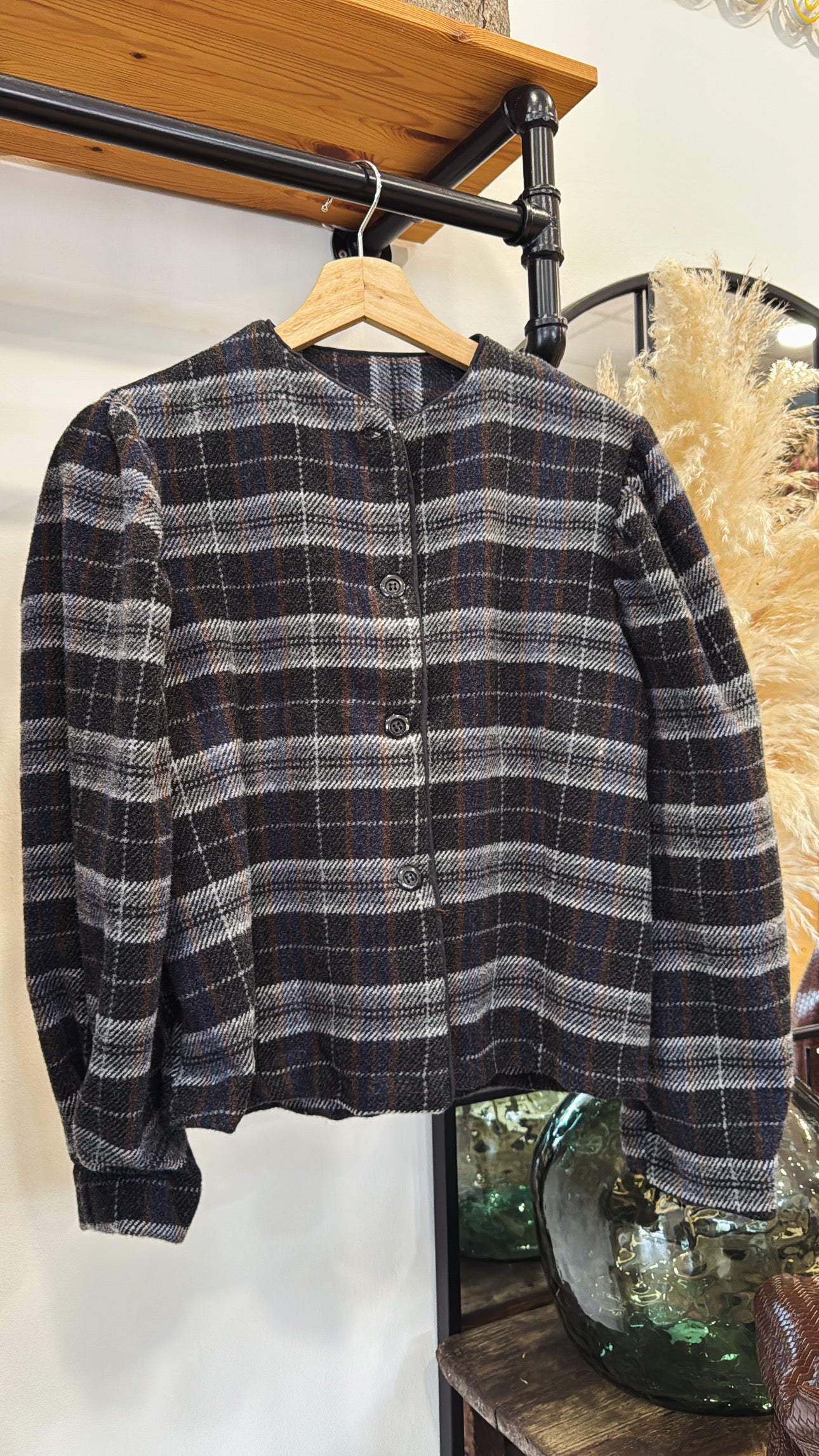 Chaqueta bullón gris