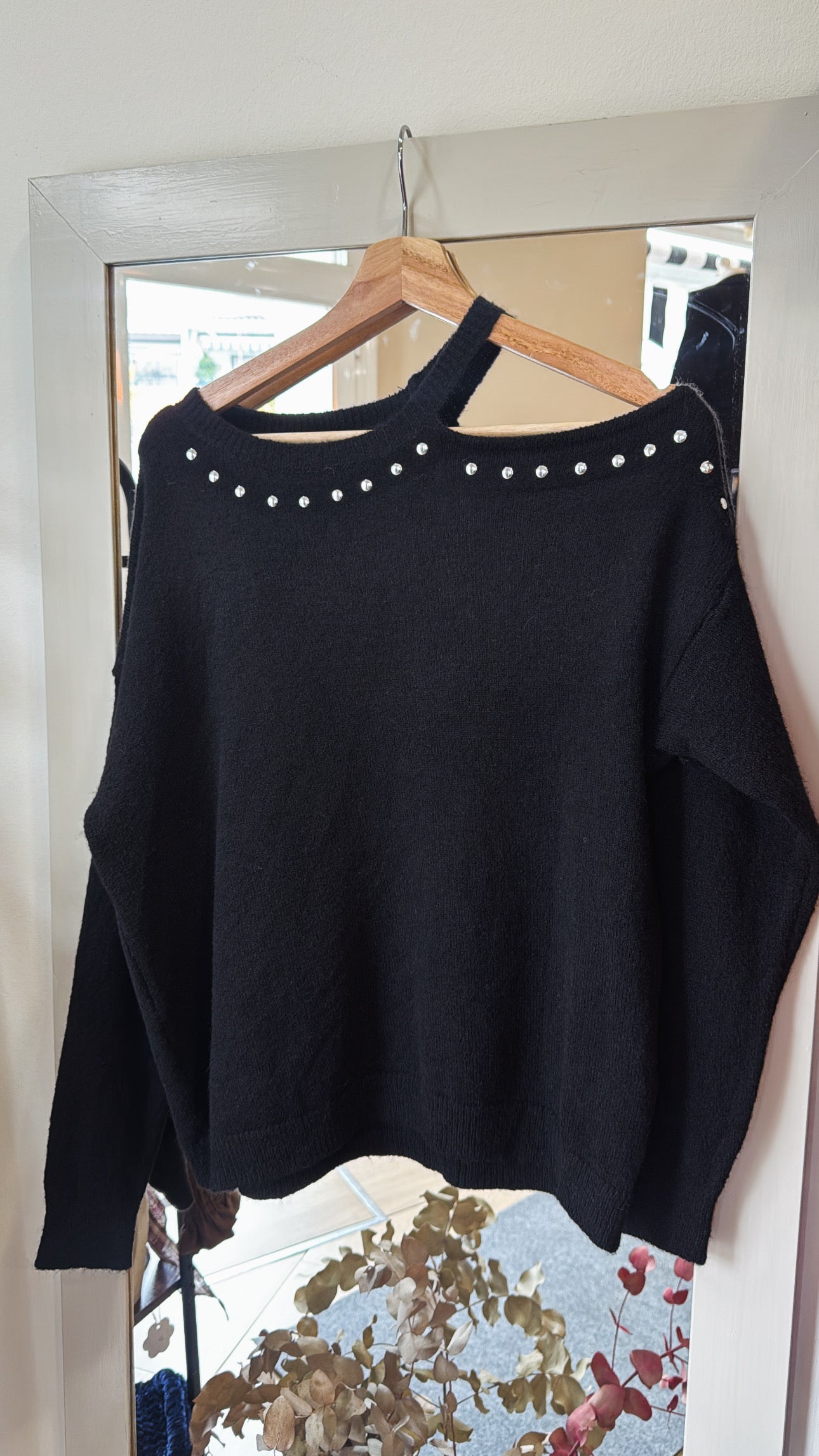 Jersey asimétrico tachuelas