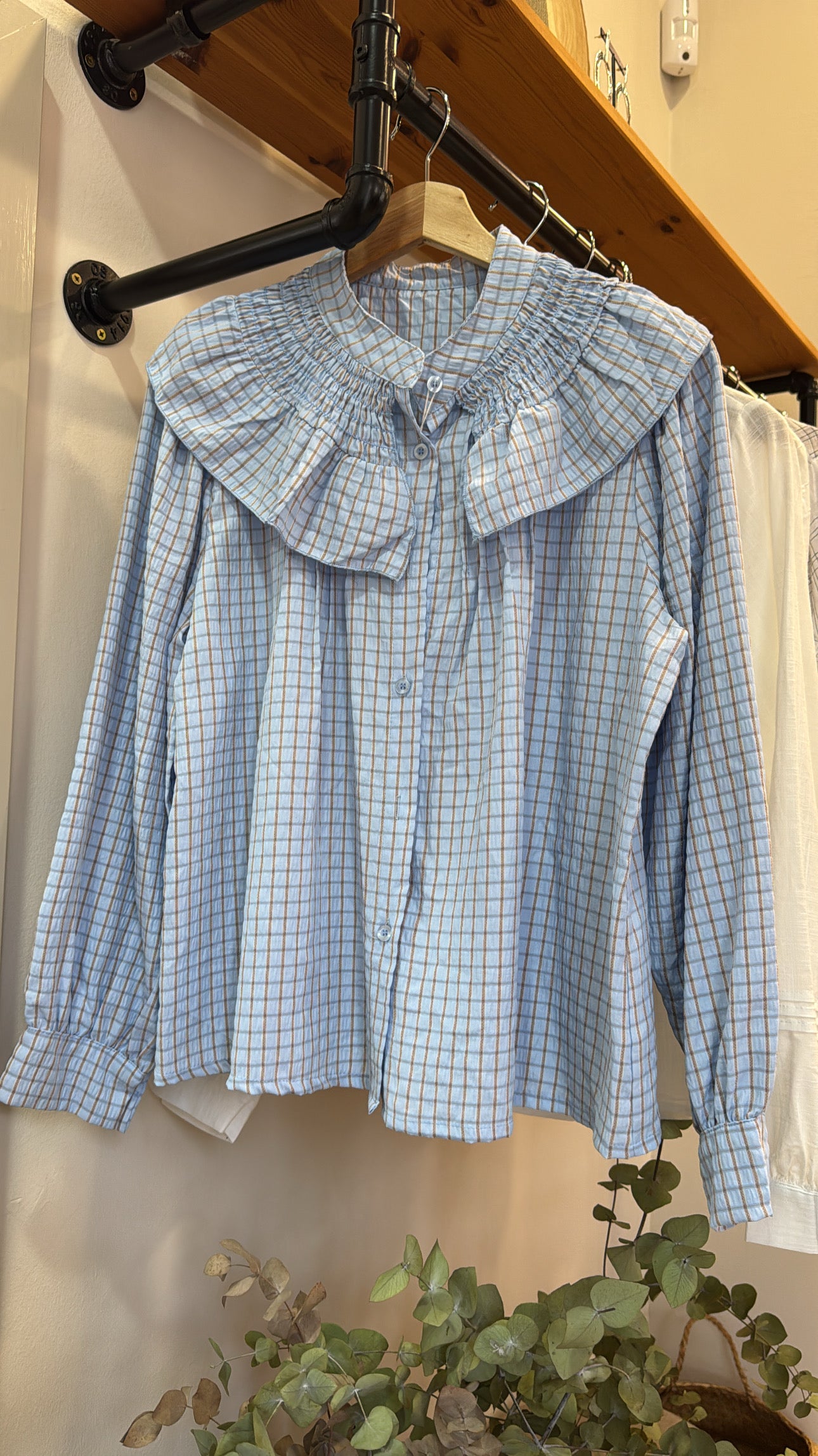 Blusa cuadro volante